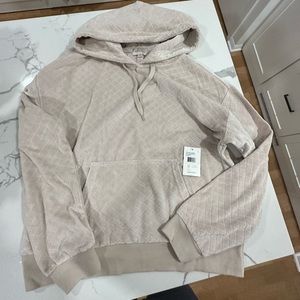 Cozy Britton quilted hoody-beige